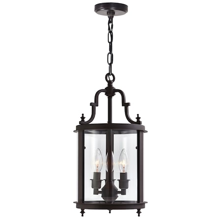 Cwi Lighting Desire 3 Light Drum Shade Mini Pendant With Oil Rubbed Bronze Finish 9809P9-3-109